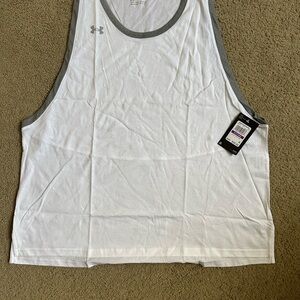 Under Armour Stadium Tank Top Women’s XXL White Athletic Training NWT